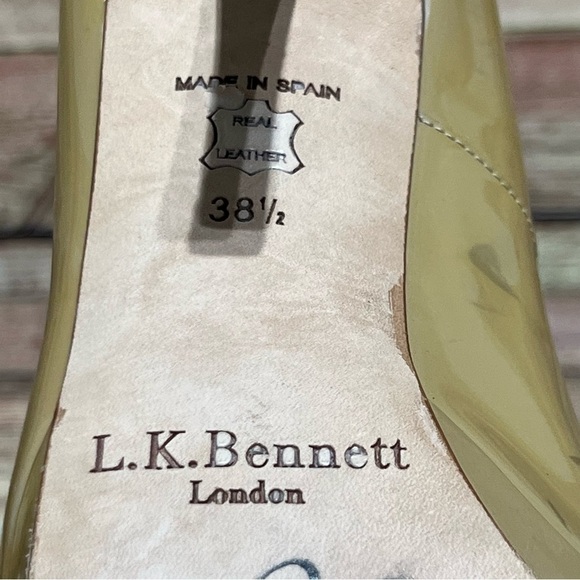 L.K. Bennett Brown Patent Leather Heels - Picture 7 of 7